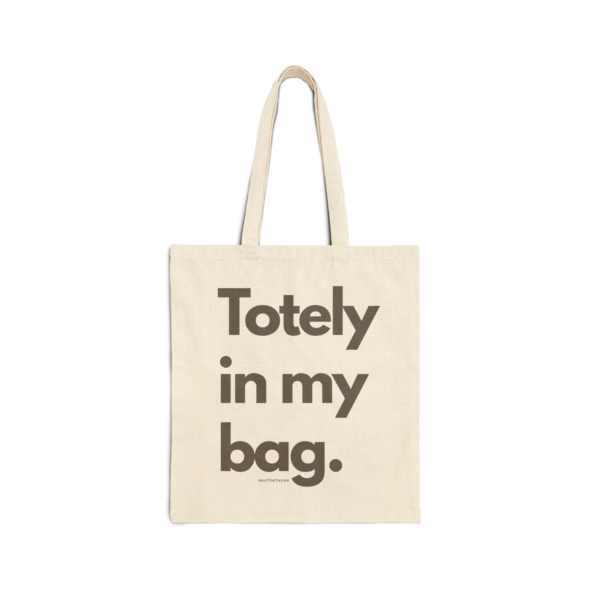 "Totely in my bag" (Sans-serif)